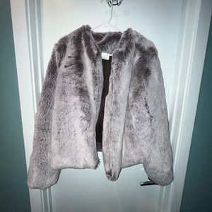 Lost + Wander faux fur jacket